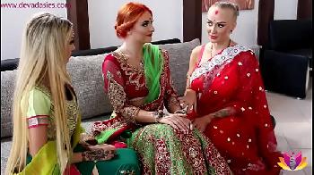 Cerimonia de noiva indiana antes do casamento